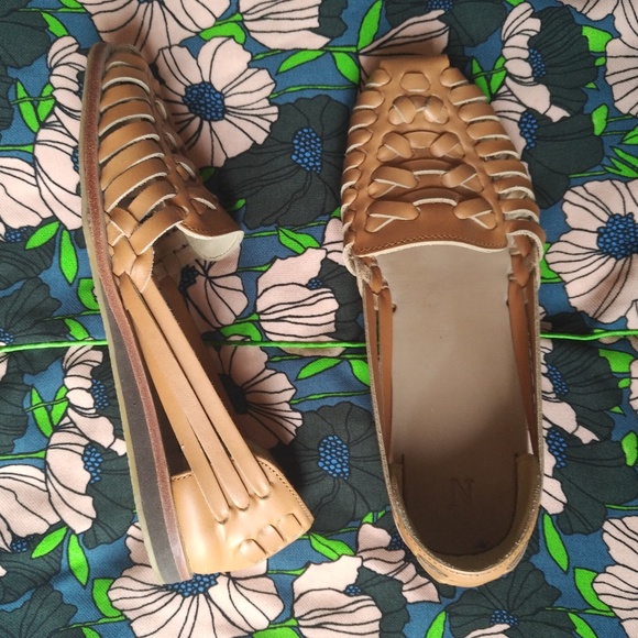 Nisolo Shoes - Nisolo Ecuador Huarache Sandal Almond